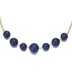 Ursila - Collier Bleu marine