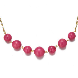 Ursila - Collier Fuchsia