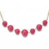 Ursila - Collier Fuchsia