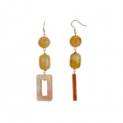 Uvild - Boucle d'oreille percée beige