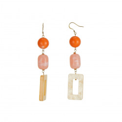 Uvild - Boucle d'oreille percée orange