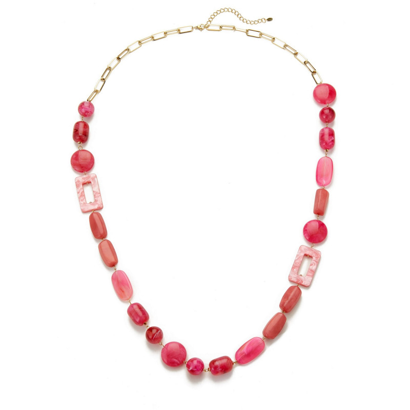 Uvild - Sautoir fuchsia