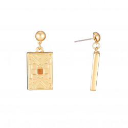 Gabrielle - Boucles d'oreilles tige or