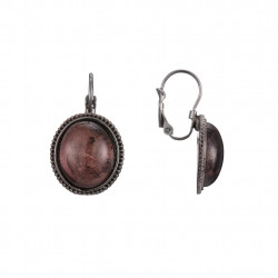 Cora - Boucles d'oreilles tige noir