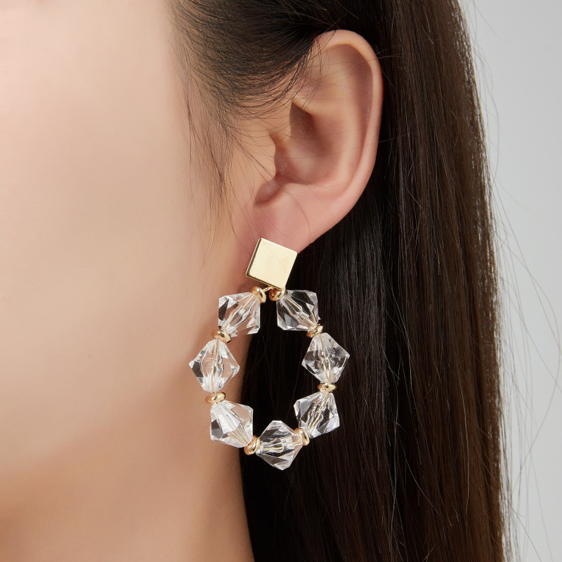 Zephirine - Boucle d'oreille tige