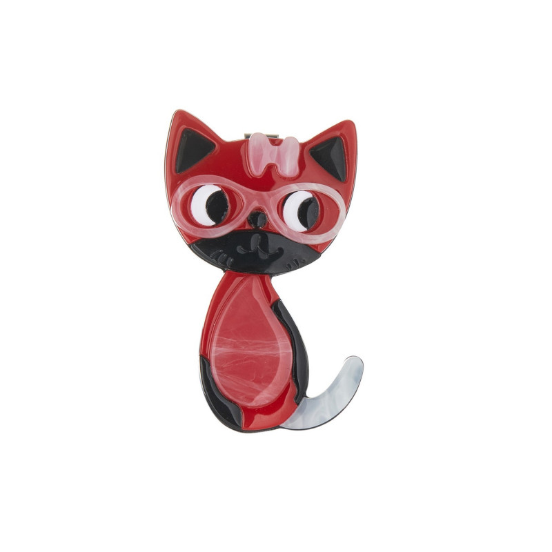 Payal - Broche aimantée Rouge