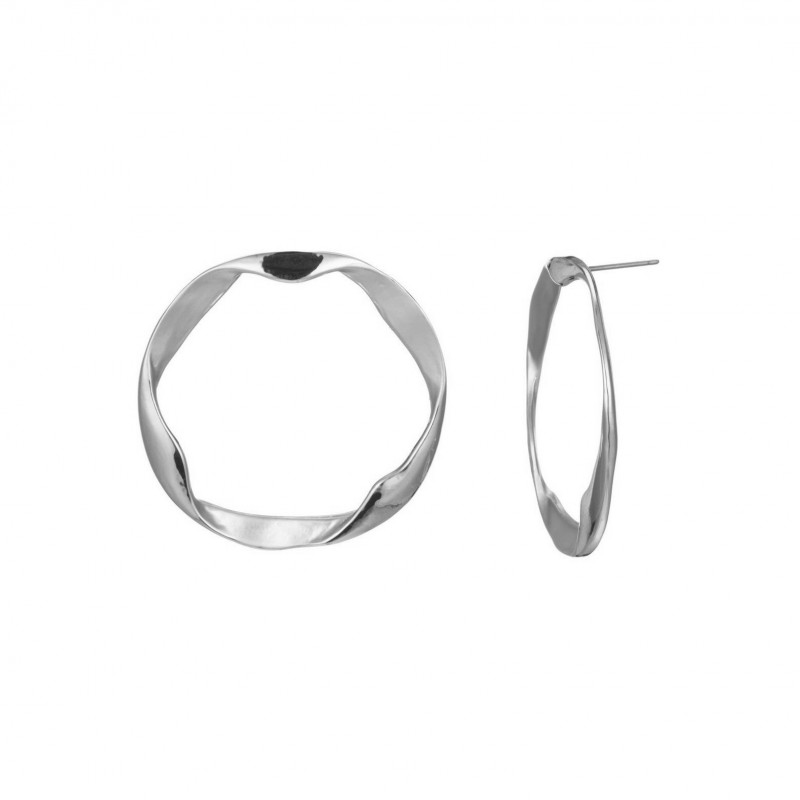 Josie Boucles d'oreilles tige argentée