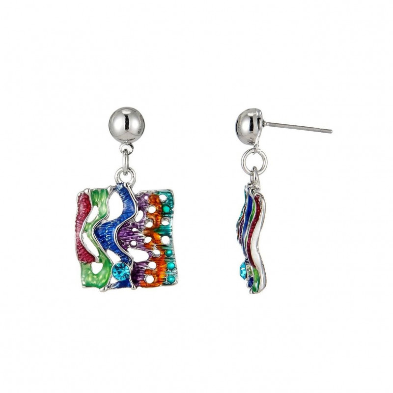 Tumpe - Boucle d'oreille Multicolore
