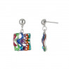 Tumpe - Boucle d'oreille Multicolore