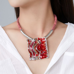 Tumpe - Collier rouge