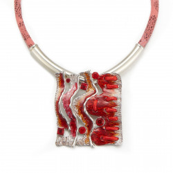 Tumpe - Collier rouge