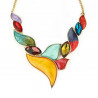 Azur - Collier doré multicolore