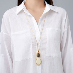 Chada - Sautoir Orange