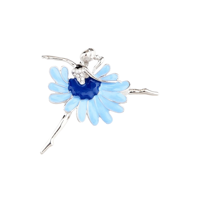 Regana - Broche épingle Bleue