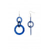 Aassila - Boucle d'oreille crochet Bleue