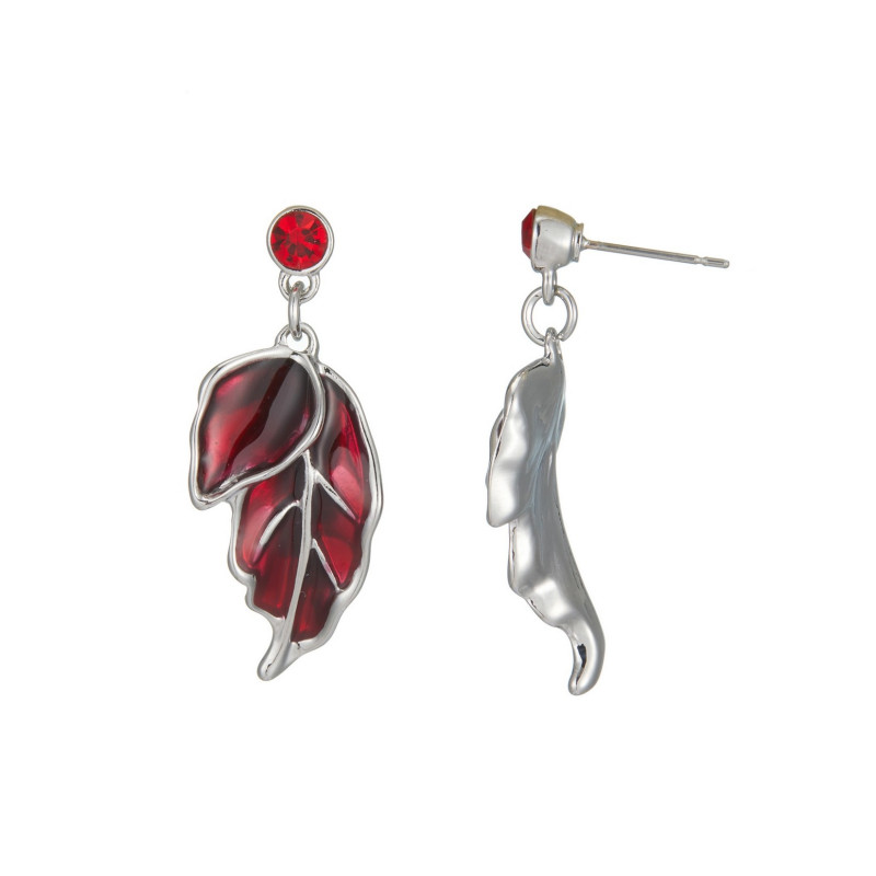 Celestina - Boucle d'oreille tige Rouge