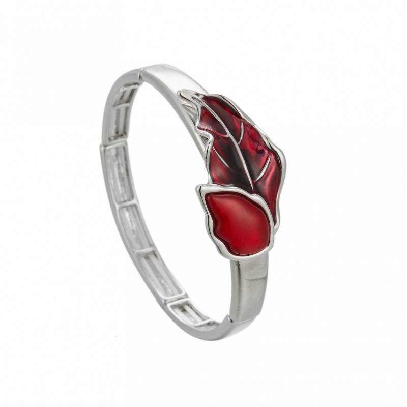 Celestina - Bracelet elastique Rouge