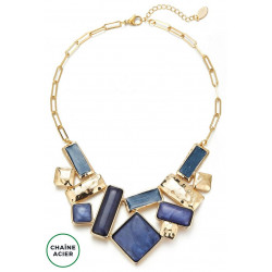 Afraa - Collier Bleu