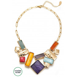 Afraa - Collier Multicolore
