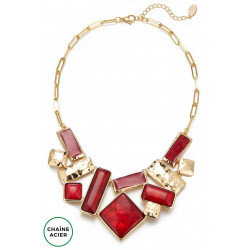 Afraa - Collier Rouge