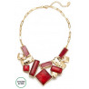Afraa - Collier Rouge