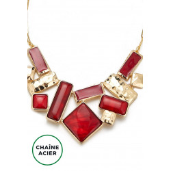 Afraa - Collier Rouge