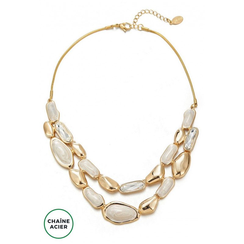 Azenora - Collier Blanc