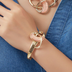Emelina - Bracelet élastique Bleu marine