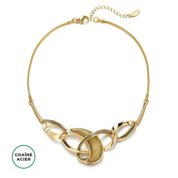 Emelina - Collier Kaki