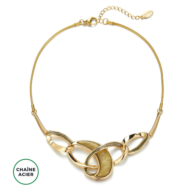 Emelina - Collier Kaki