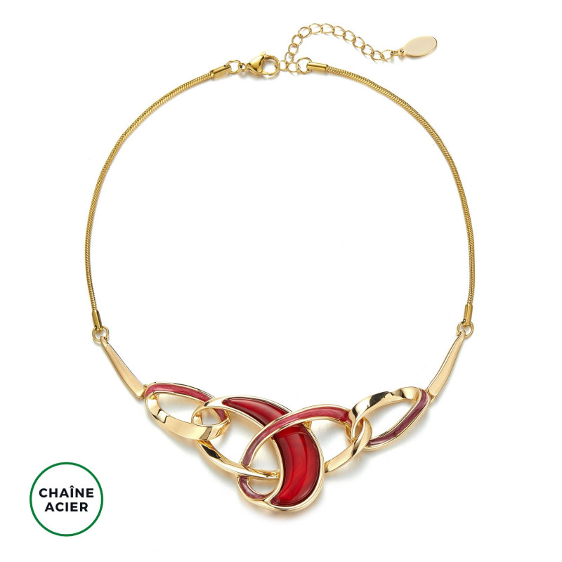 Emelina - Collier Rouge