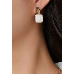 Arielle - Boucle d'oreille tige Bleue