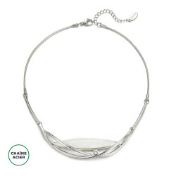 Ensa - Collier blanc
