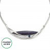 Ensa - Collier bleu marine