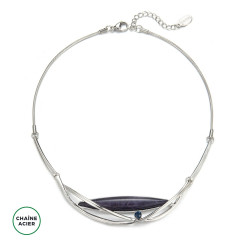 Ensa - Collier bleu marine