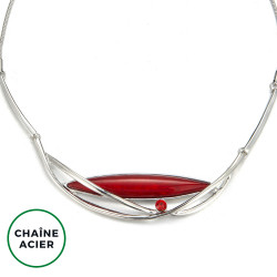 Ensa - Collier rouge