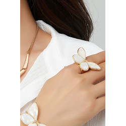 Albinenn - Bague réglable Verte