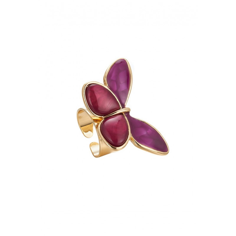 Albinenn - Bague réglable Violette