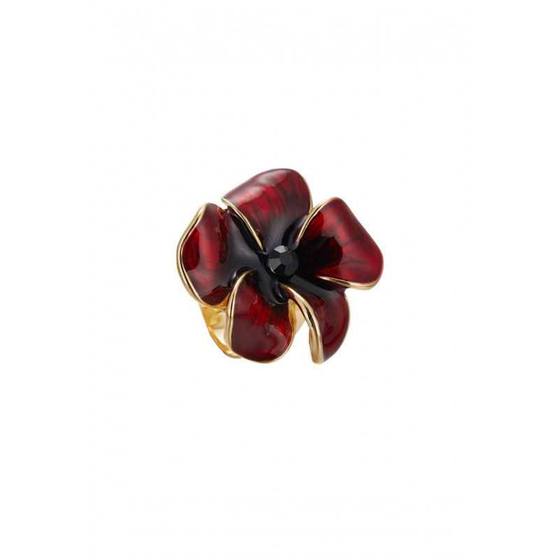 Annoussa - Bague réglable Rouge