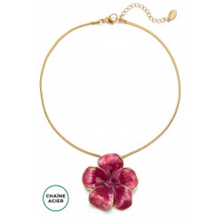 Annoussa - Collier Fuchsia