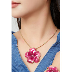 Annoussa - Collier Fuchsia
