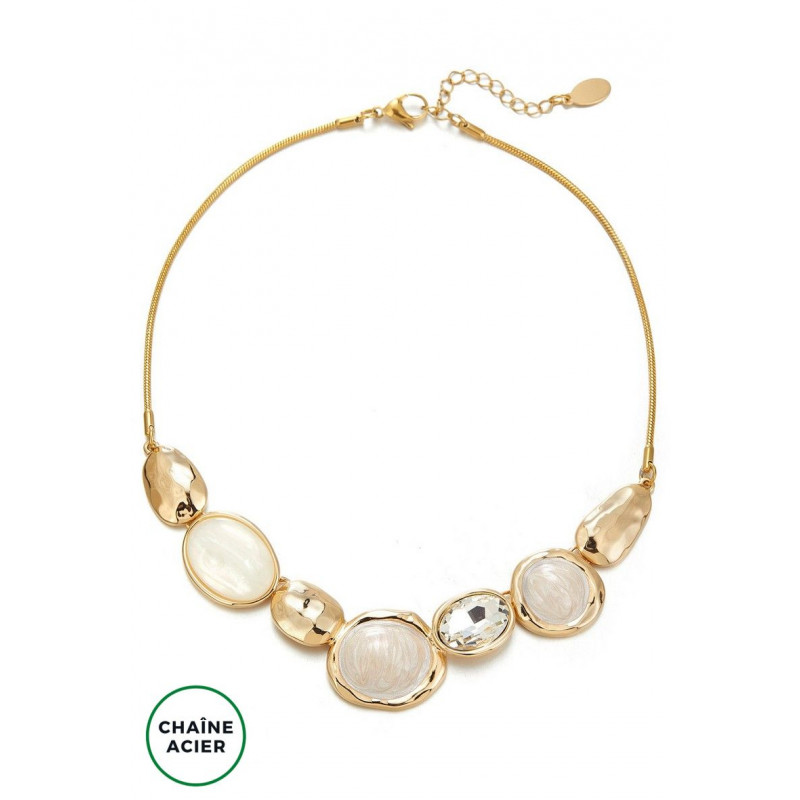 Alexandrine - Collier Blanc