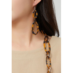 Anat - Boucle d'oreille crochet Rouge