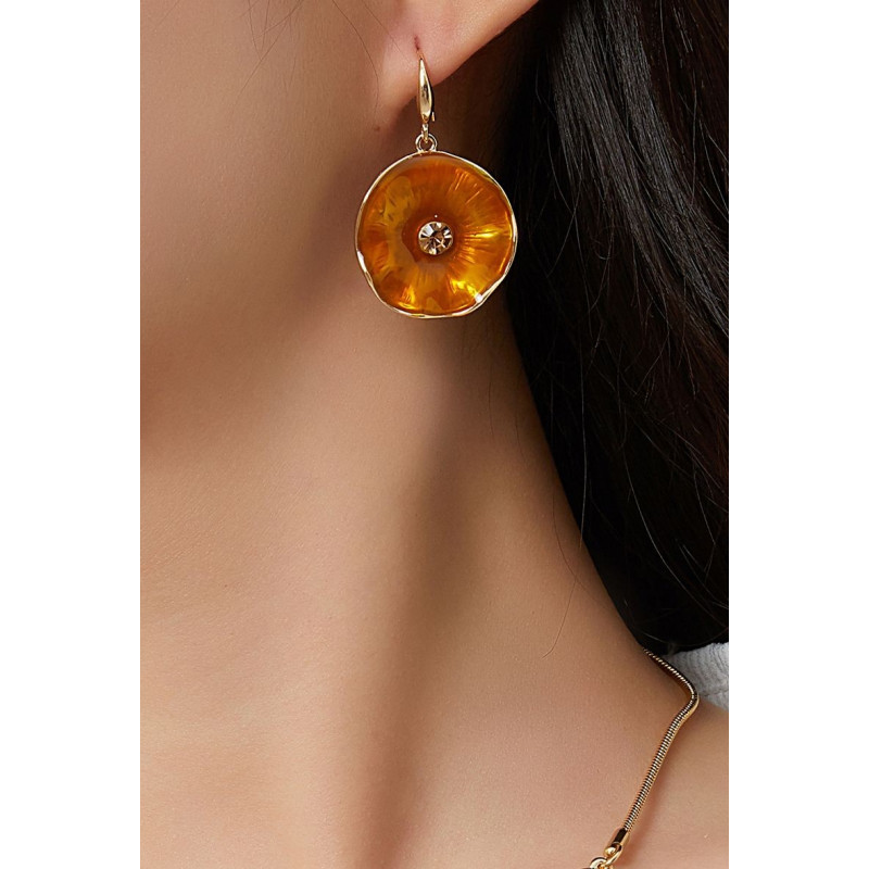 Azmiya - Boucle d'oreille crochet Multicolore