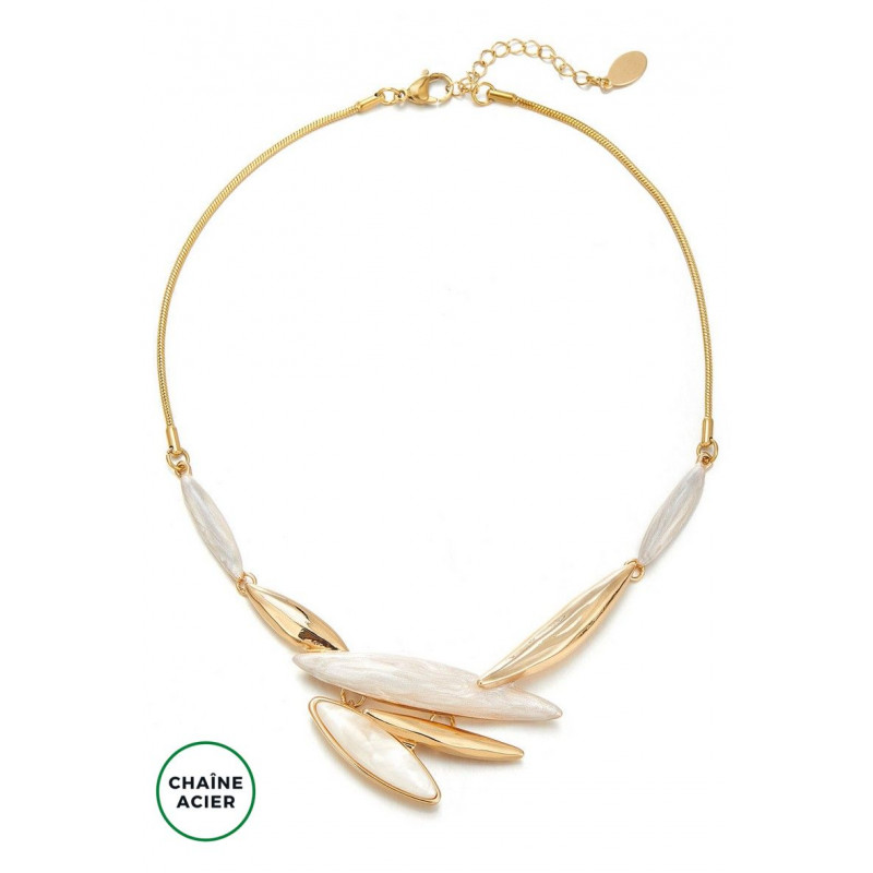 Aglaee - Collier Blanc