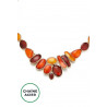 Aliette - Collier Orange