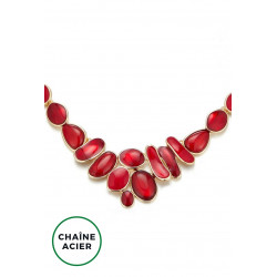 Aliette - Collier Rouge