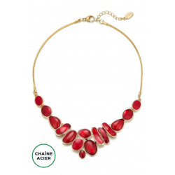 Aliette - Collier Rouge