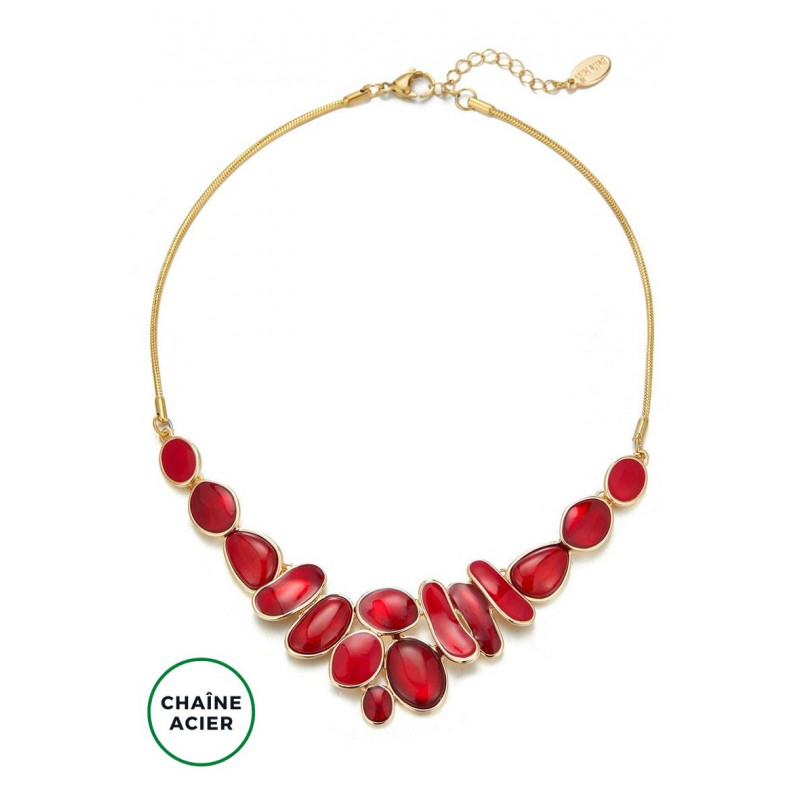 Aliette - Collier Rouge