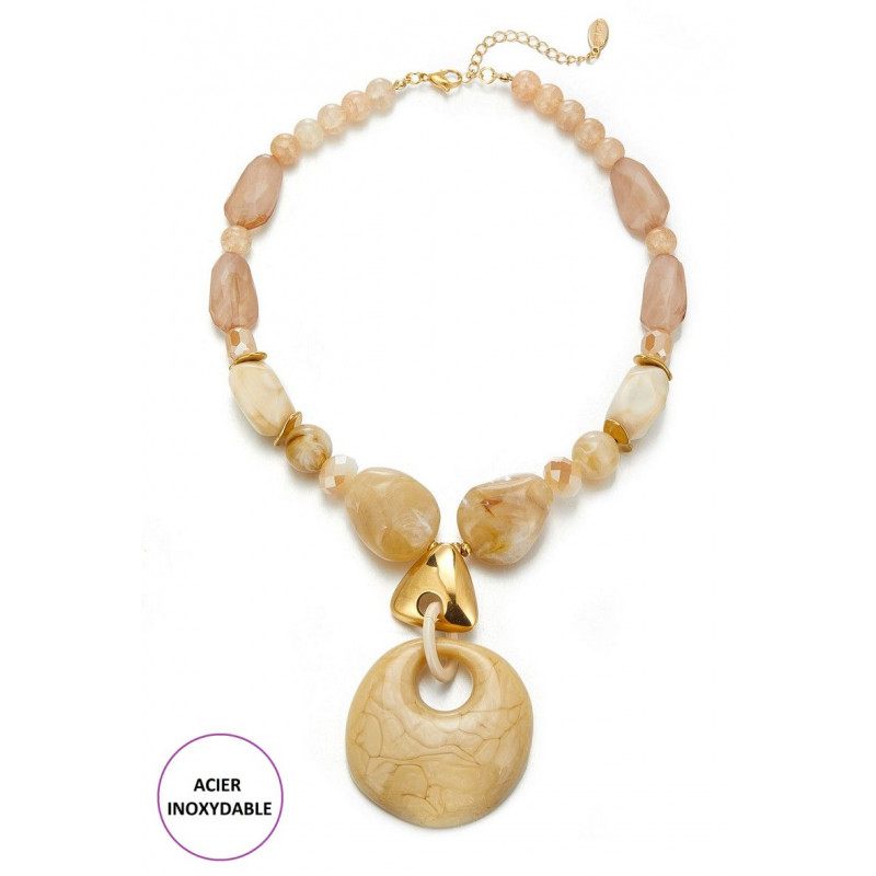 Afafa - Collier Beige